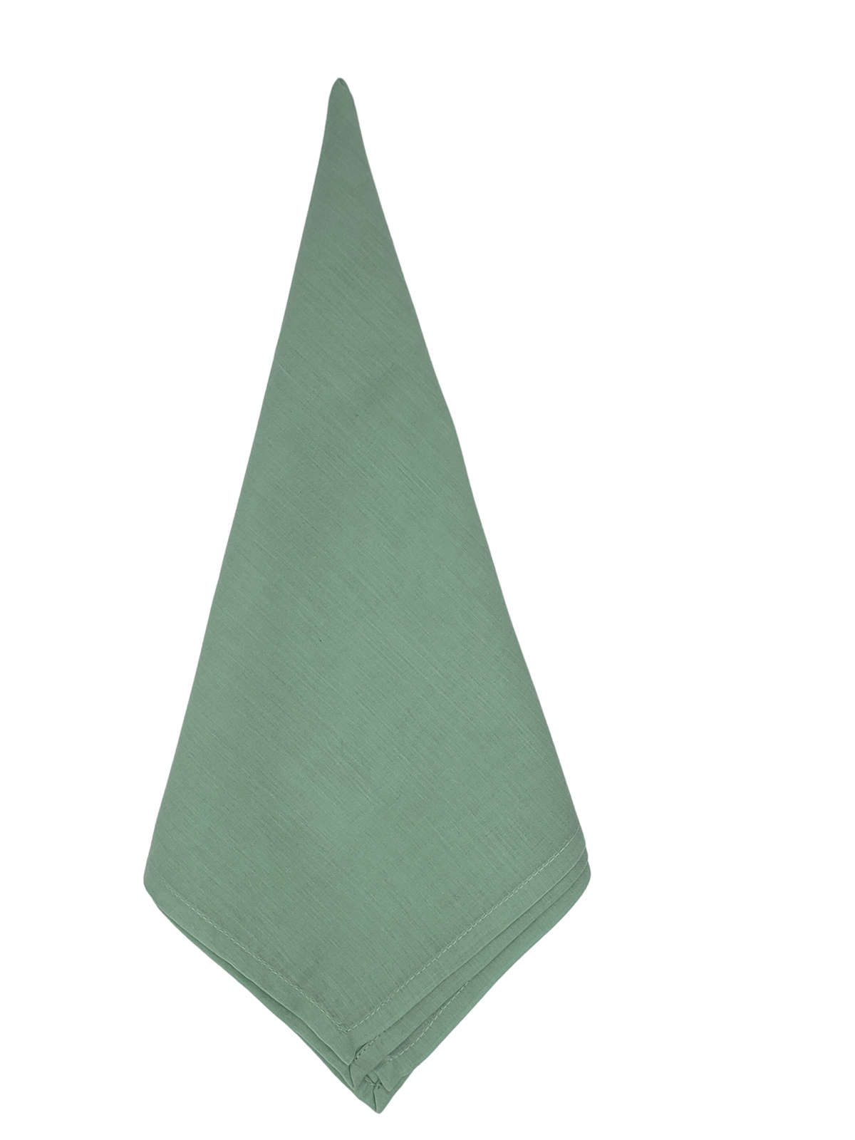 Servilleta lisa de muselina de algodón verde