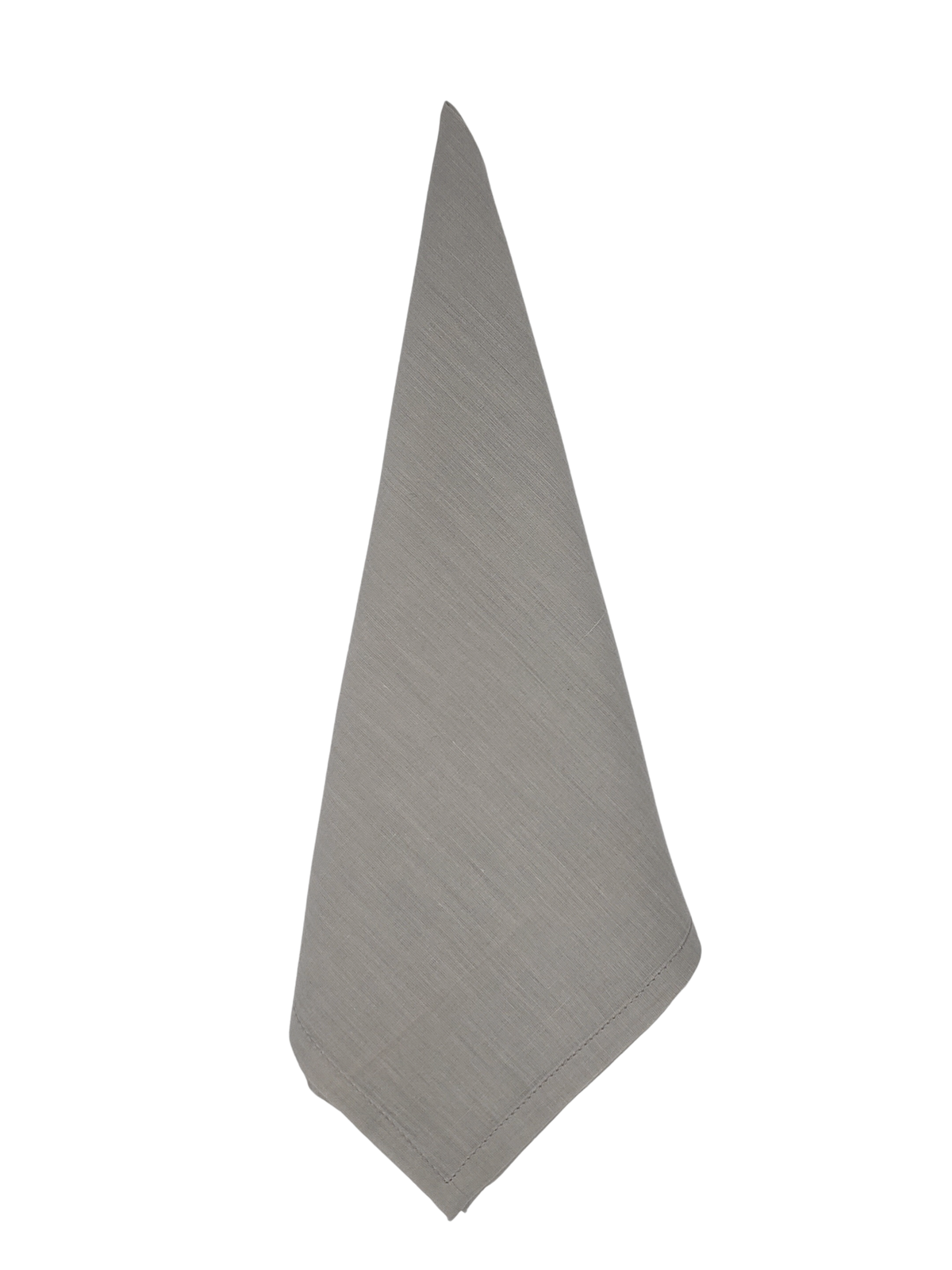 Servilleta lisa de muselina de algodón gris