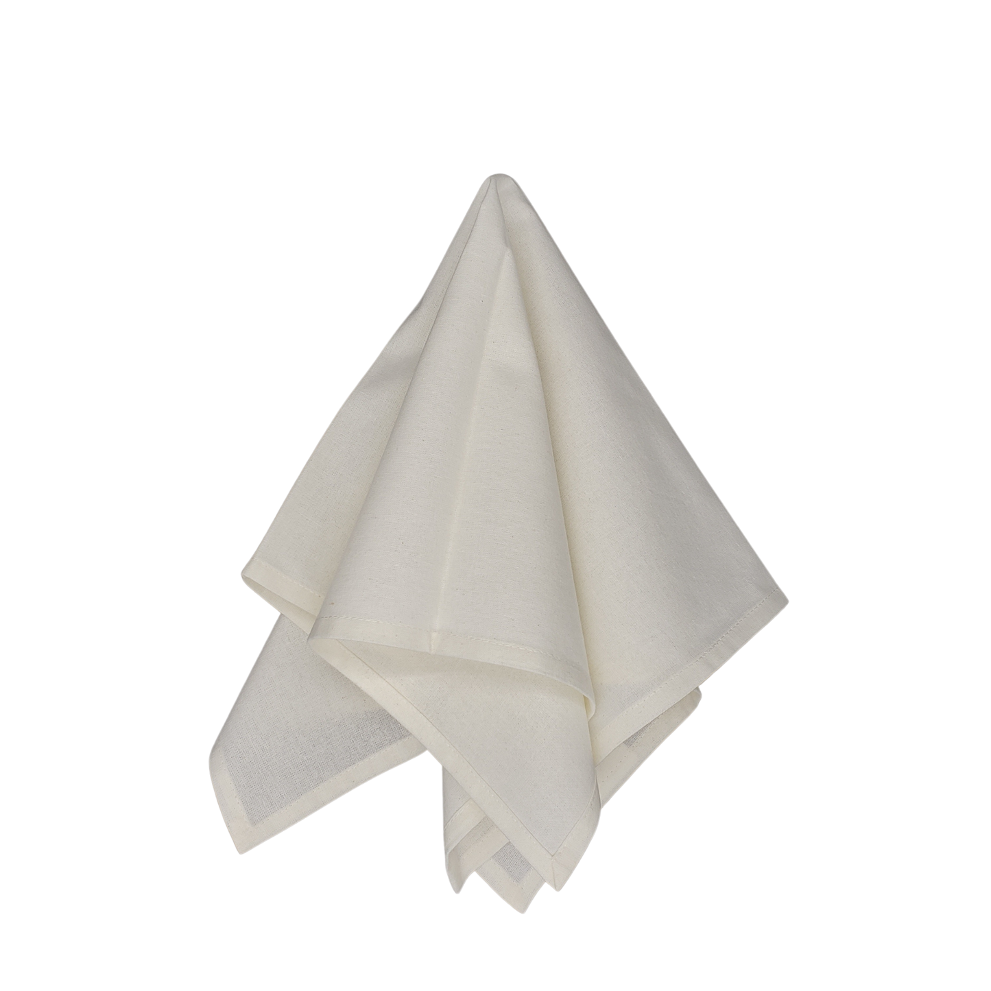 Servilleta lisa de muselina de algodón blanco