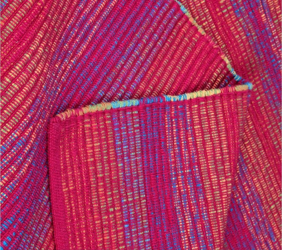 Tapete de algodón Rainbow Fucshia