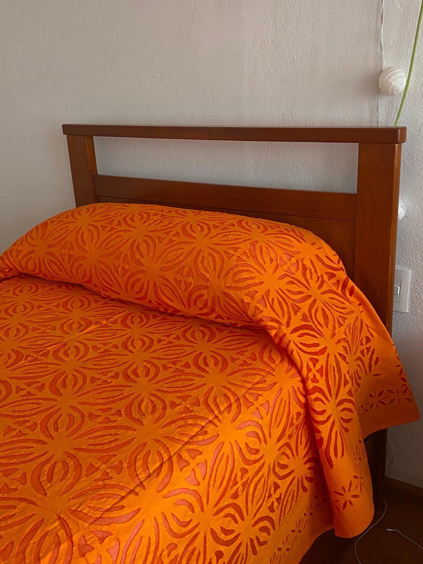 Mantel calado RECTANGULAR naranja