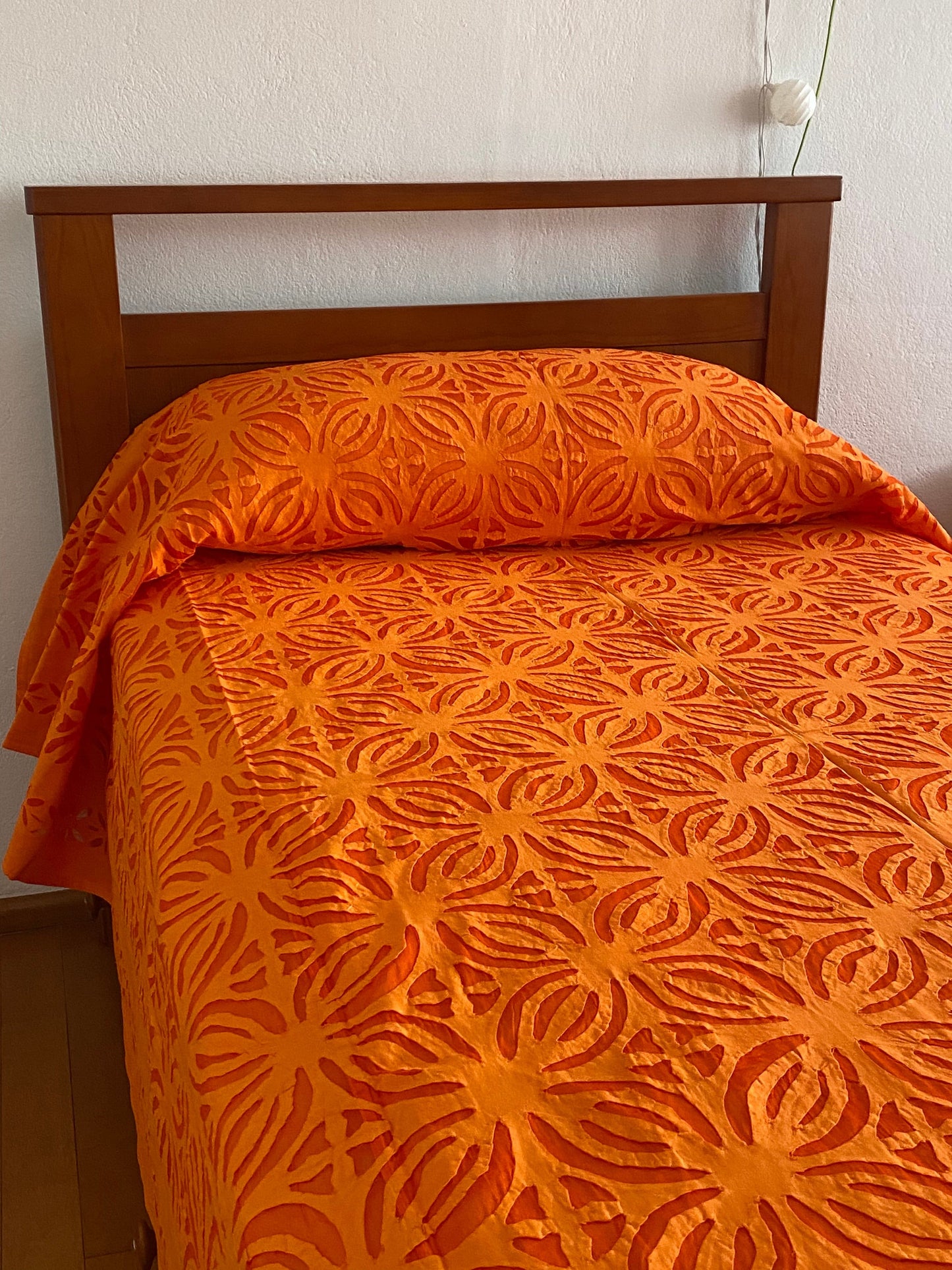 Mantel calado RECTANGULAR naranja