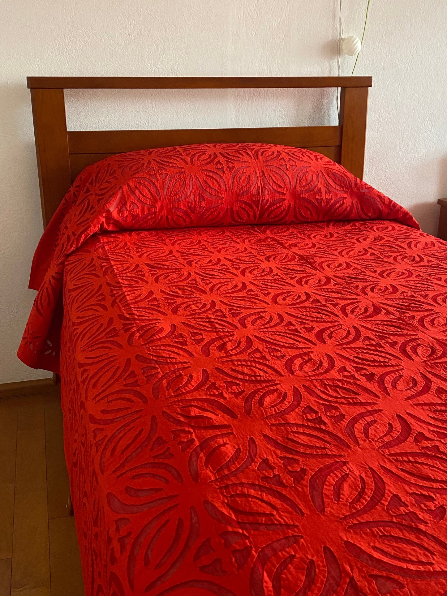 Mantel calado RECTANGULAR rojo