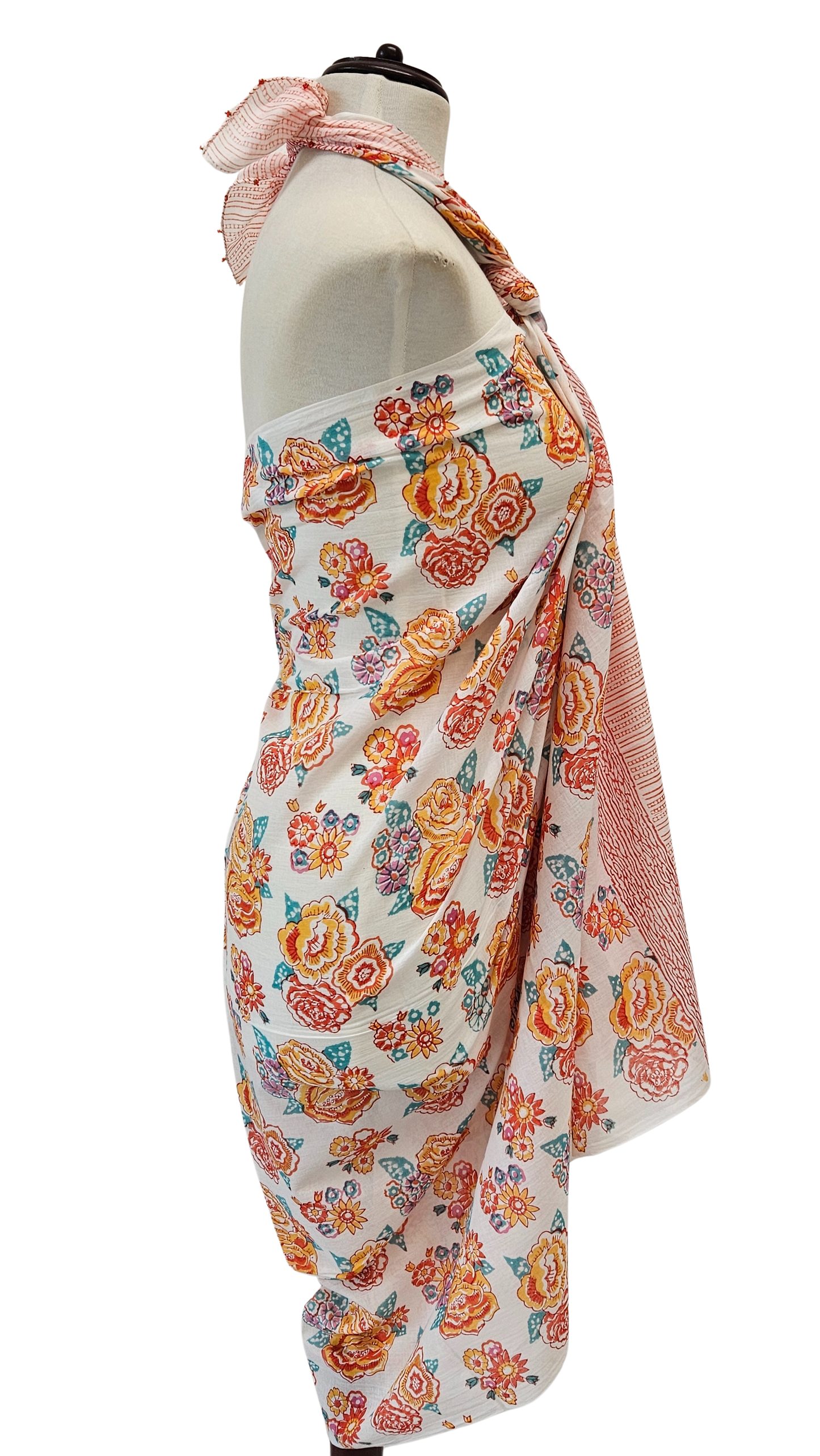 Pareo estampado a mano. 1885 D