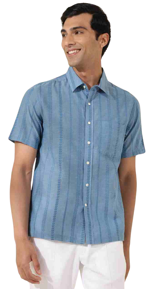 Camisa para hombre. Striped. Azul