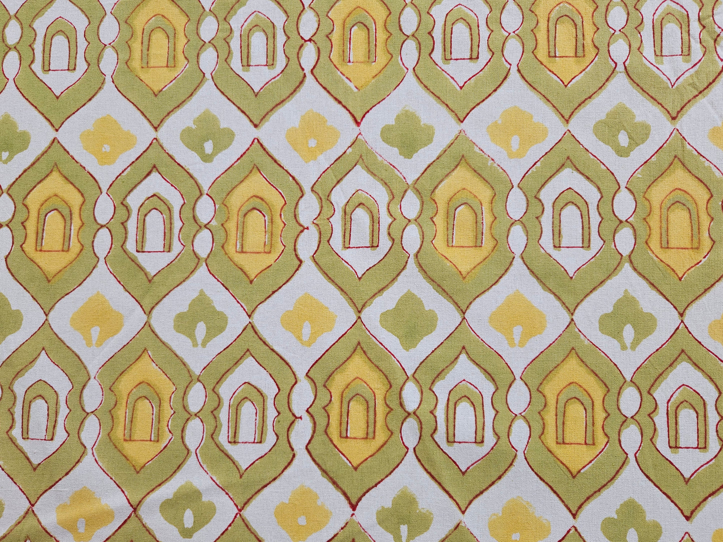 Mantel redondo 100% algodón estampado a mano. Popolo