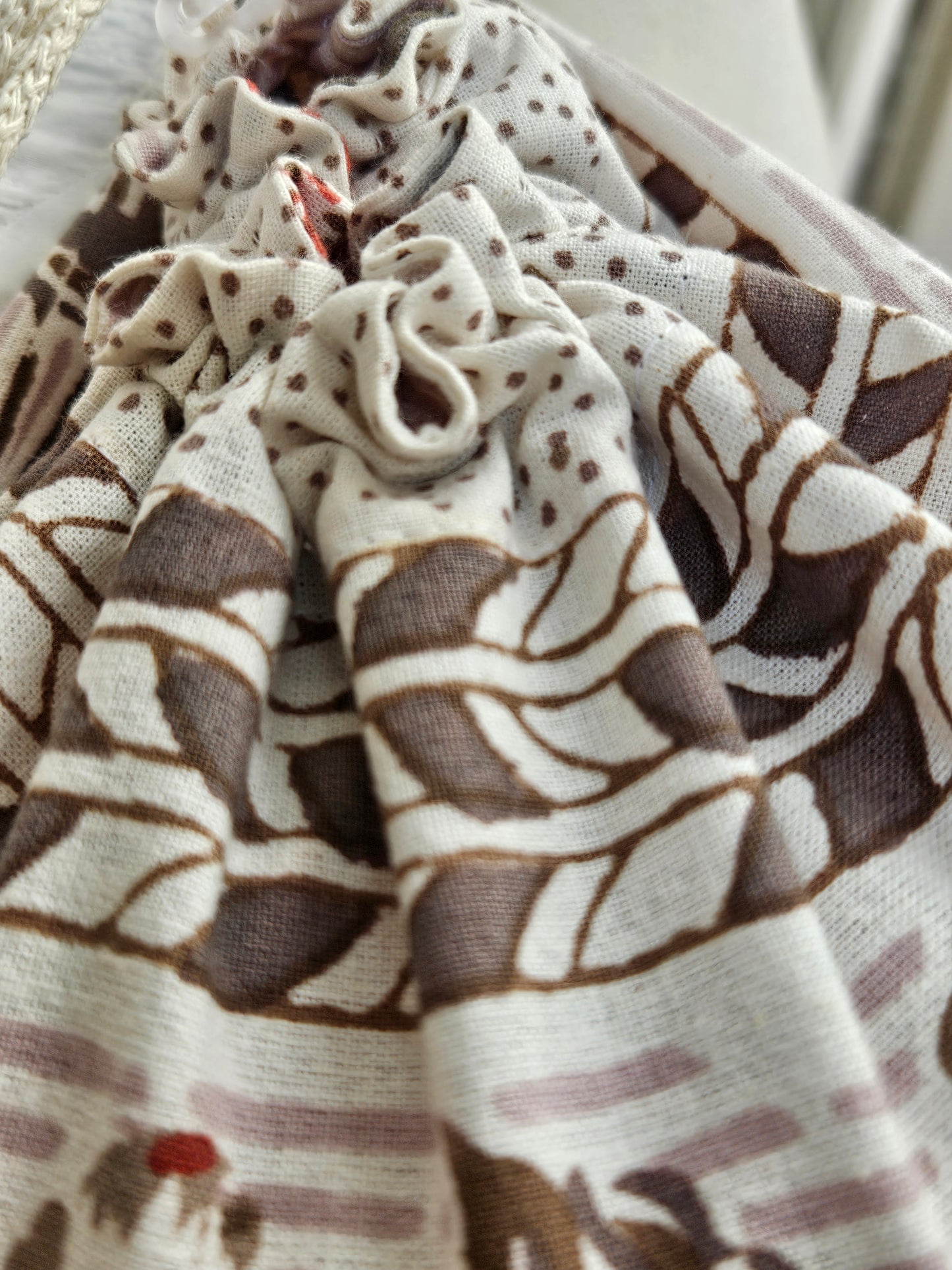 Funda para tapete de yoga. Estampado a mano