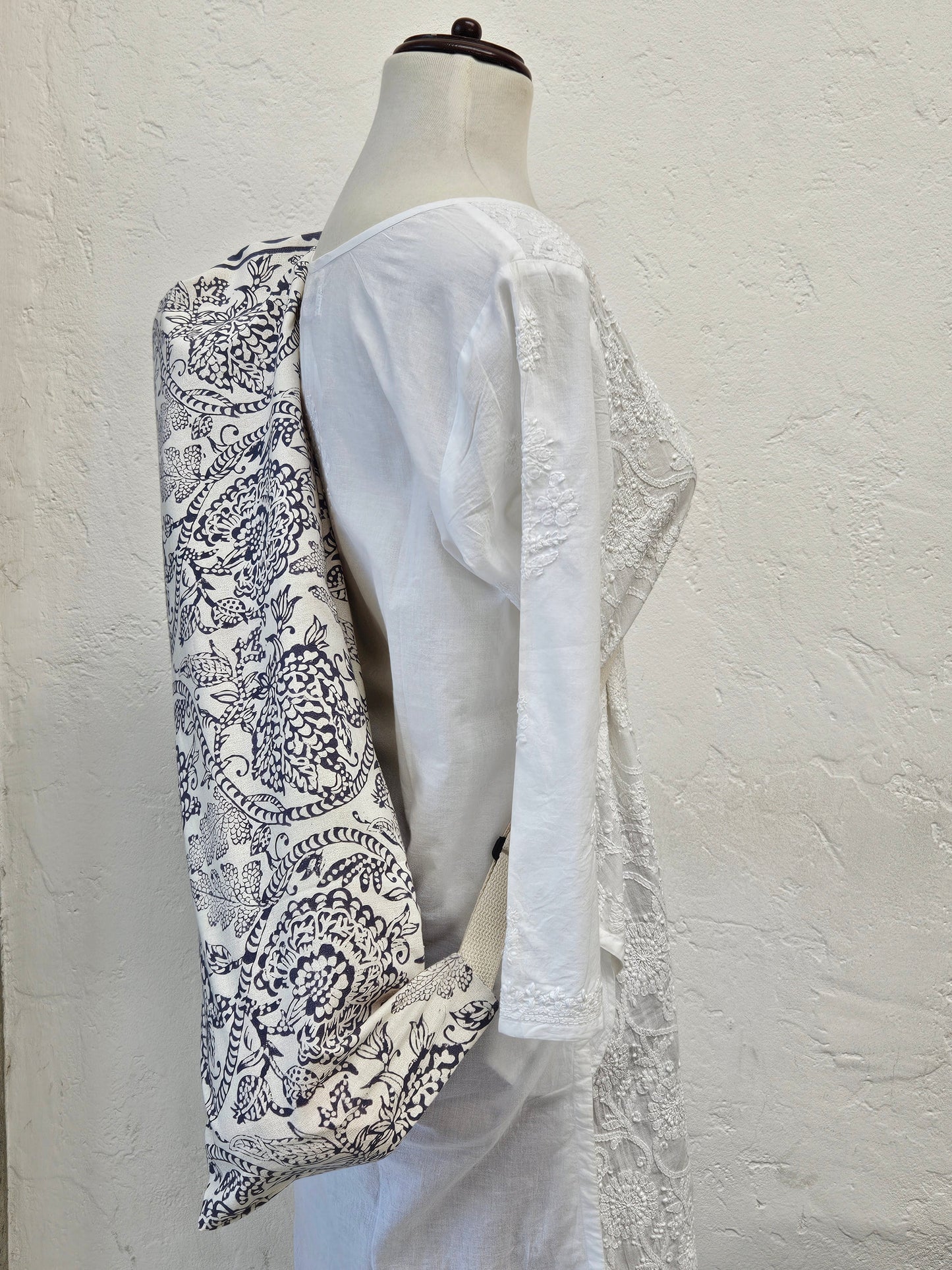 Funda para tapete de yoga. Estampado a mano