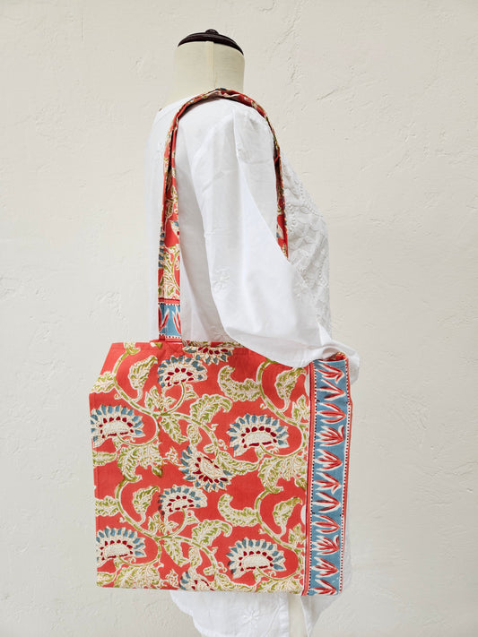 Bolsa Tote. Morral. Jenny Jaal (coral)