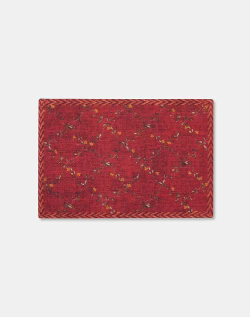 Mantel individual estampado a mano. Tarush RD