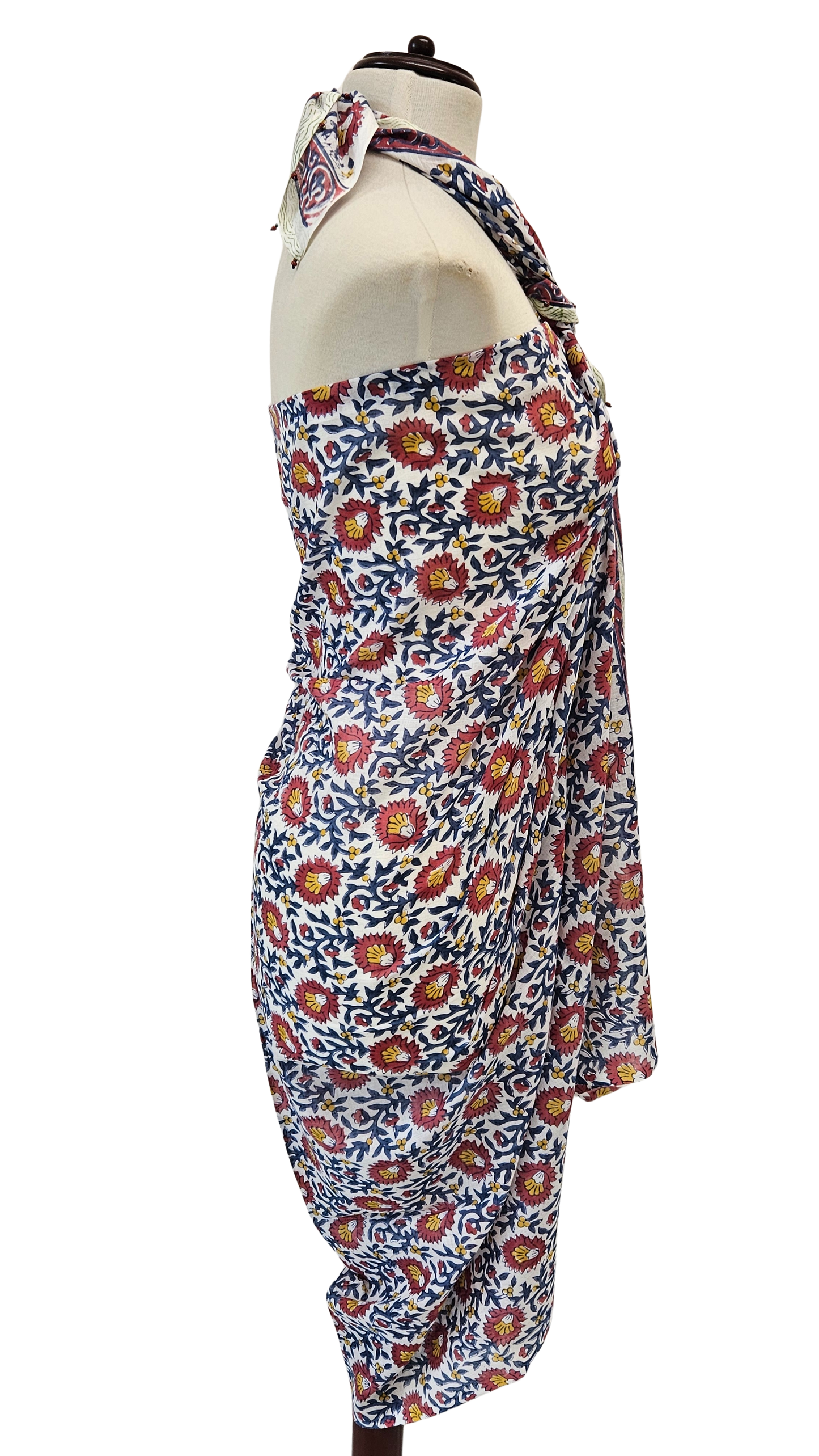 Pareo estampado a mano. 2597 I