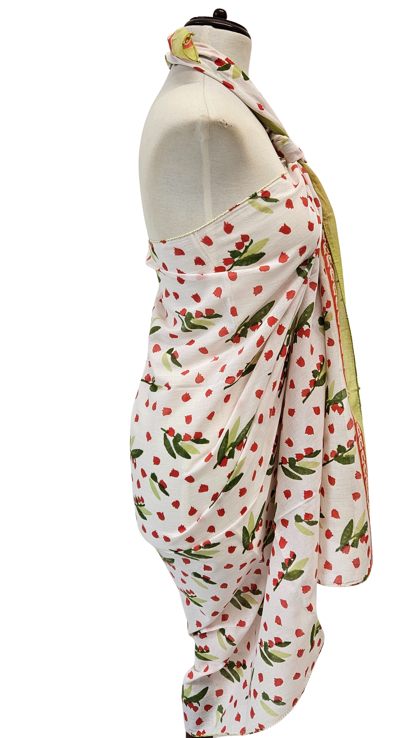 Pareo estampado a mano. 2684 A