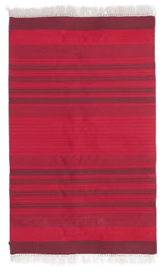 Tapete de algodón. Orukal Rojo