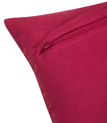 Funda de cojín de algodón estampada. Amani fuschia 30x50