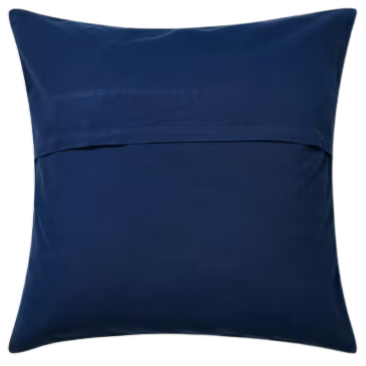 Funda de cojín azul índigo natural Dabu. Hanid 40x40