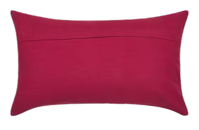 Funda de cojín de algodón estampada. Amani fuschia 30x50