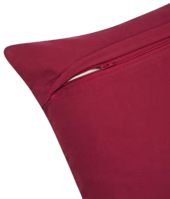 Funda de cojín de algodón estampada. Aatishi café 40x40