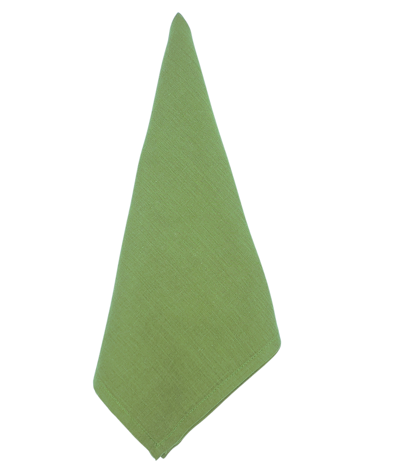 Servilleta lisa de muselina de algodón verde aceituna