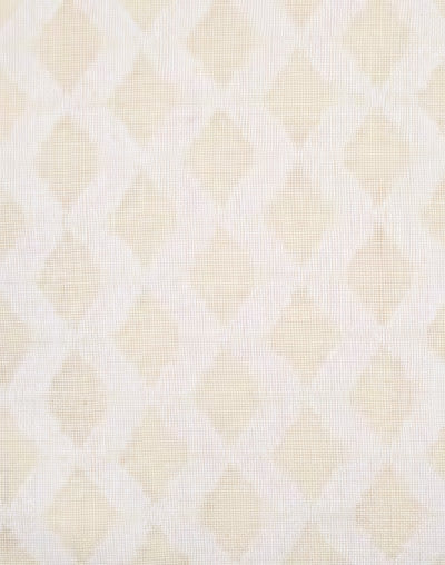 Funda de cojín de algodón deshilado. Blanco Aminari blanco 40x40