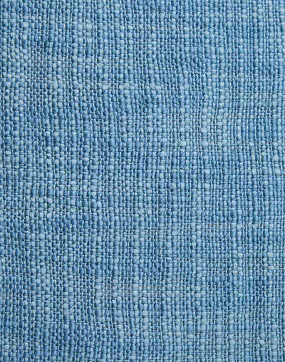 Funda de cojín de seda. Tejida en telar. Chaman azul 50x50