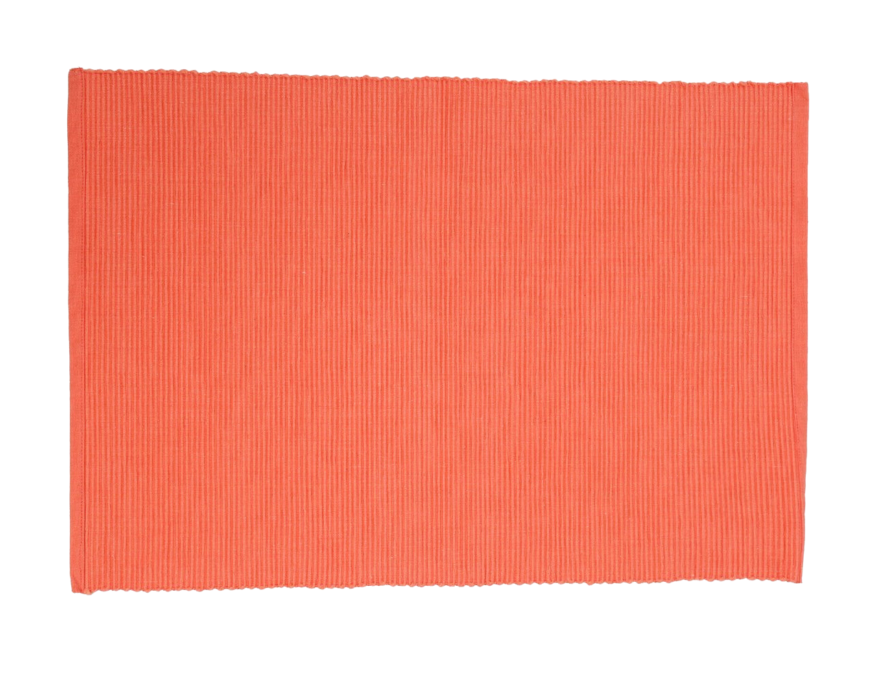 Mantel individual tejido en algodón. Prithi Coral (set 4)
