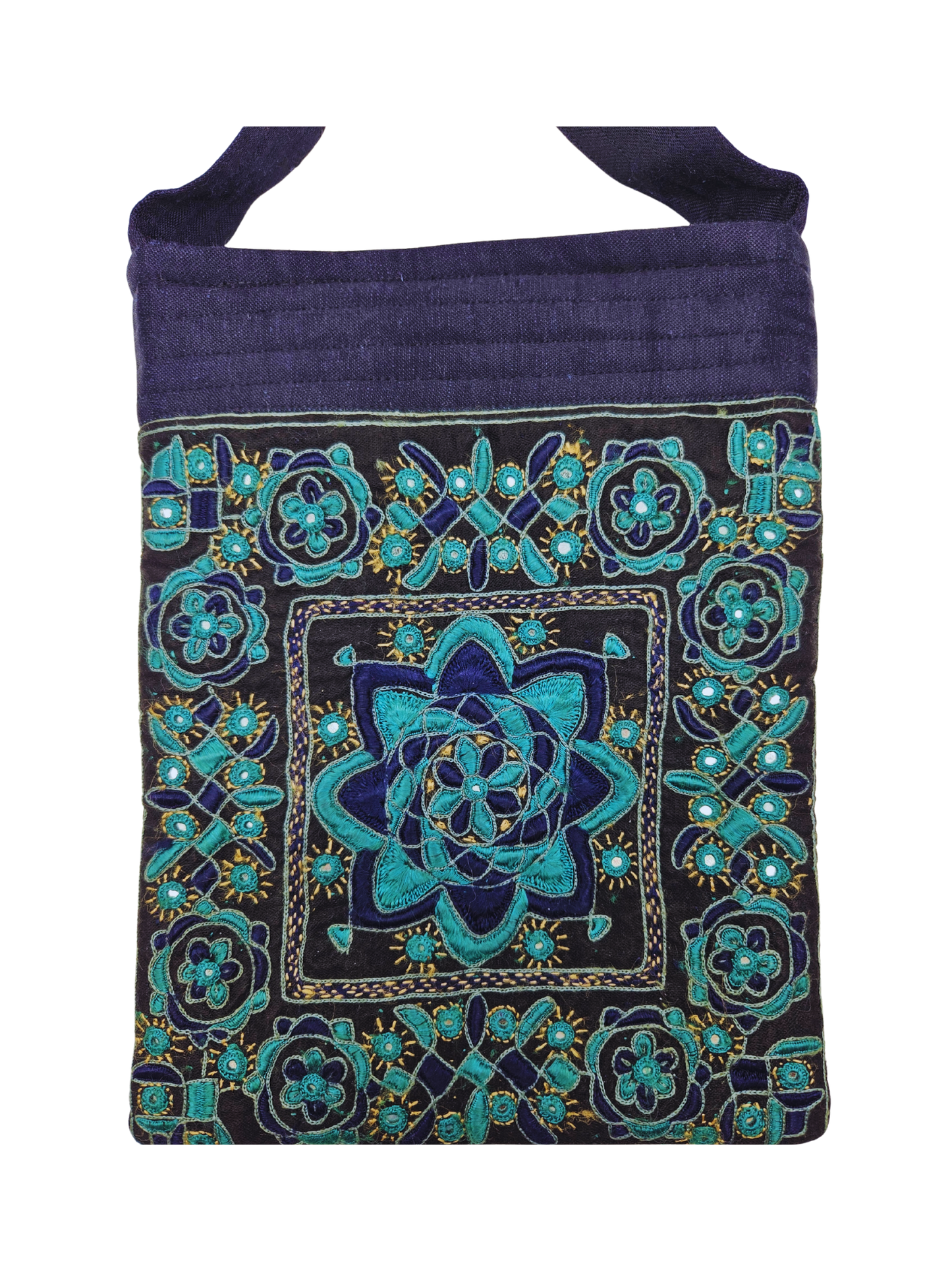 Bolso de mano bordado Bherni Kutch 1