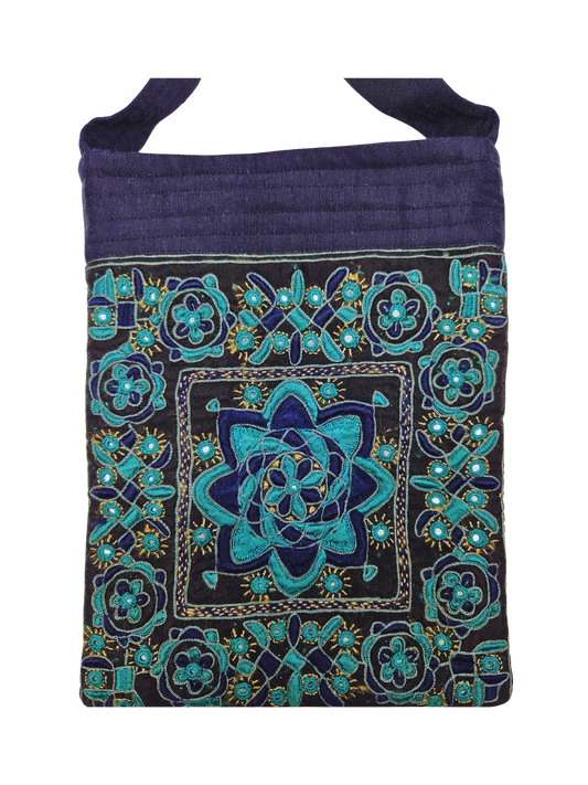 Bolso de mano bordado Bherni Kutch 1