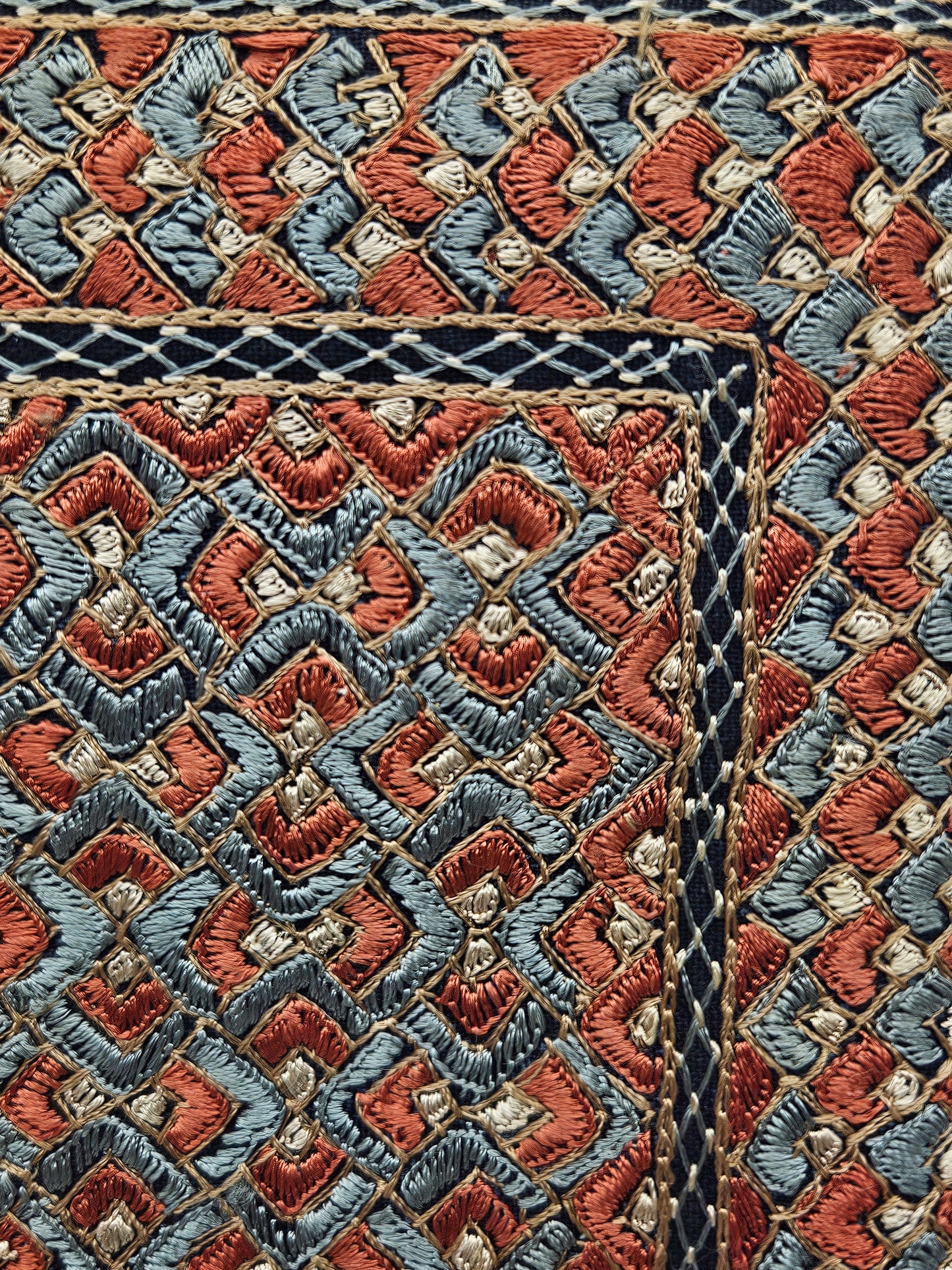 Bolso de mano bordado Neran Square Kutch 2