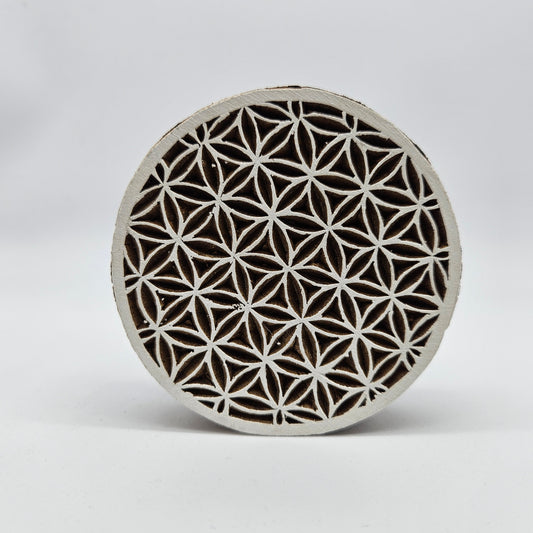 Sello bloque grande Flor de la vida