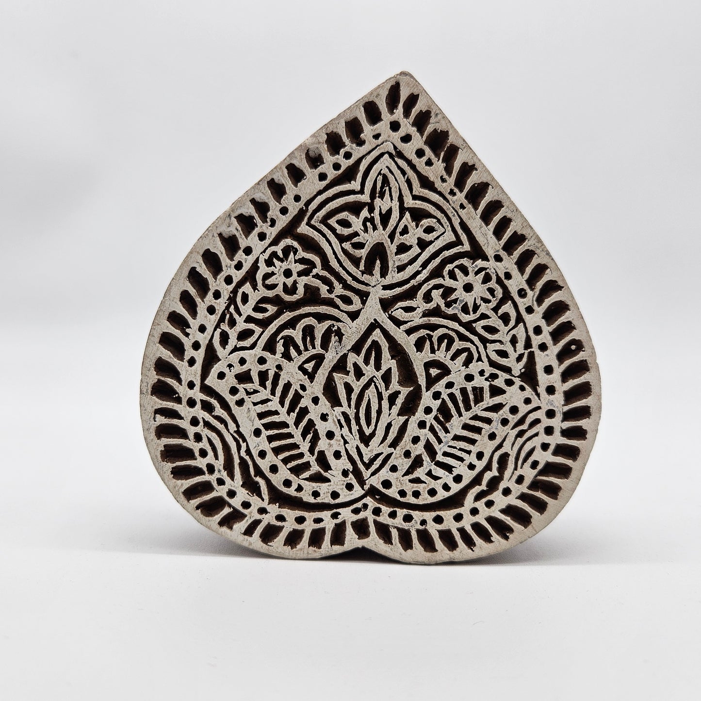 Sello bloque grande Hoja