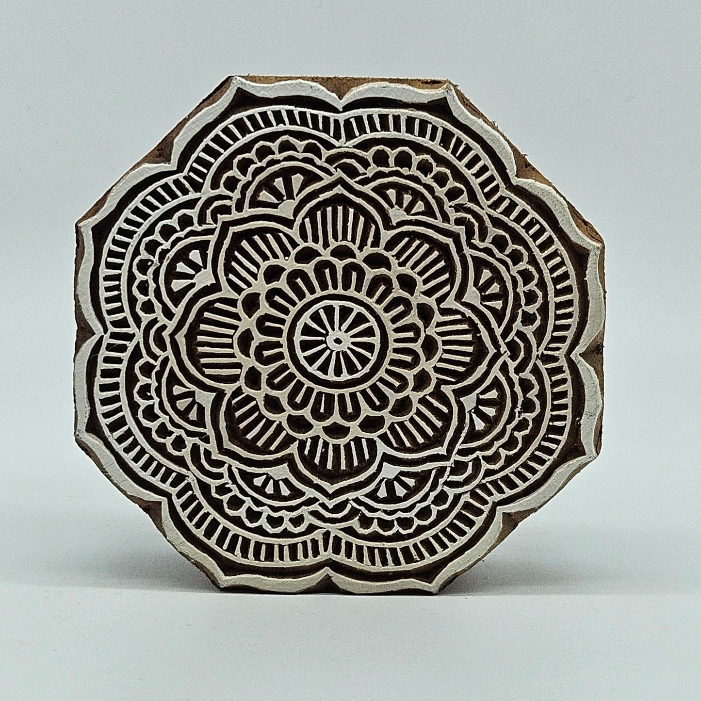 Sello bloque grande Mandala