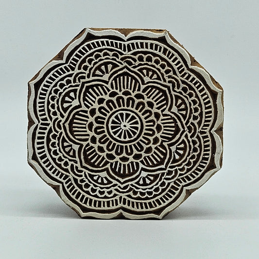 Sello bloque grande Mandala