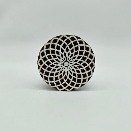 Sello bloque mediano flor de Torus