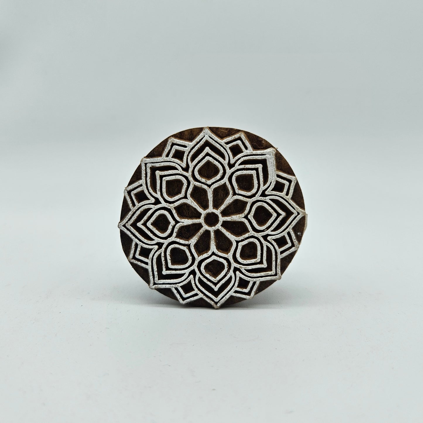 Sello bloque mediano mandala 1