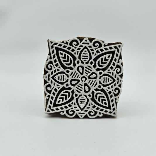 Sello bloque mediano mandala 3