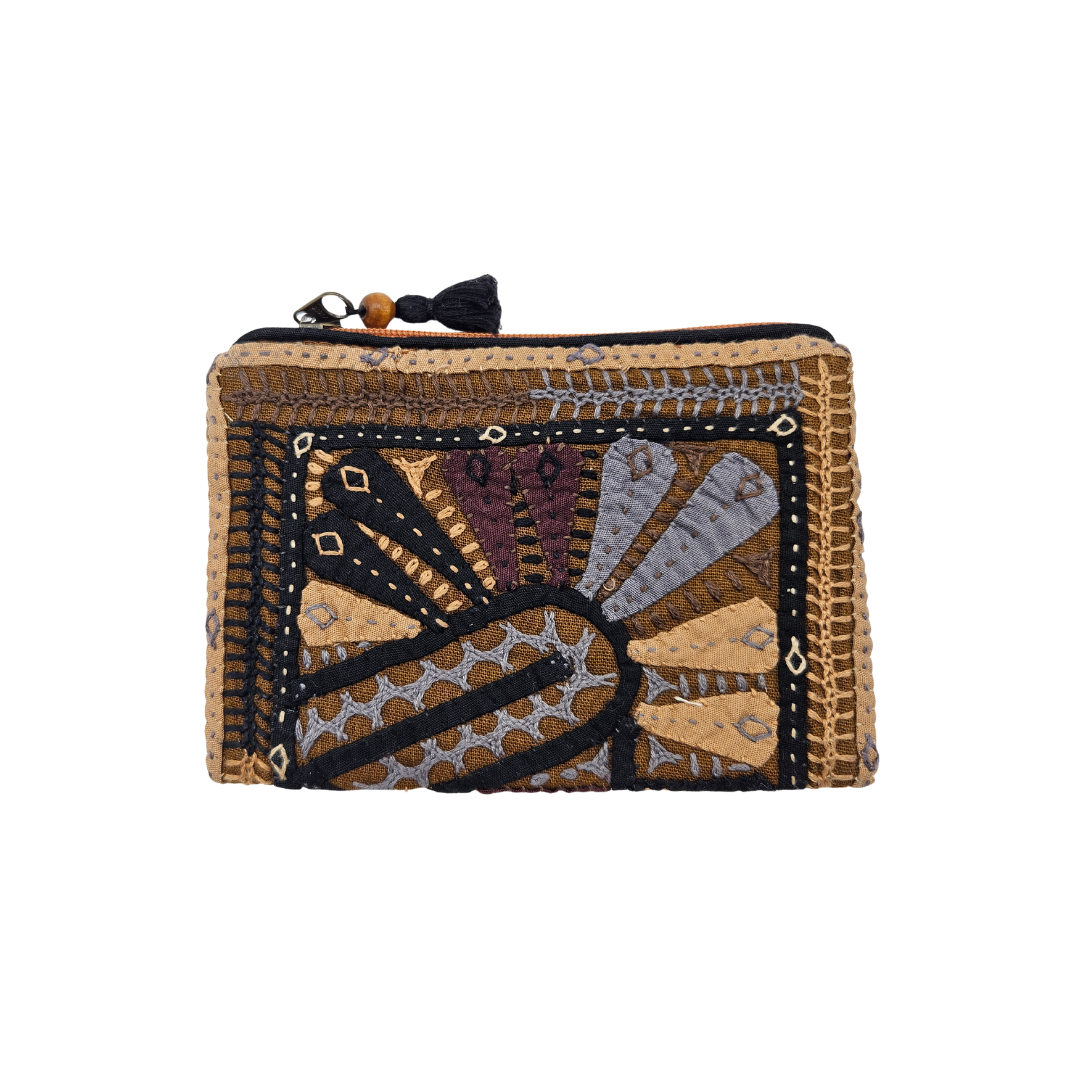 Monedero bordado hindú QATAB Kutch 9