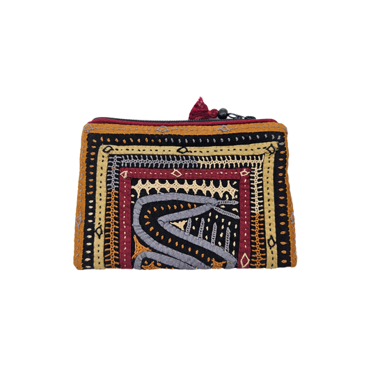 Monedero bordado hindú QATAB Kutch 2