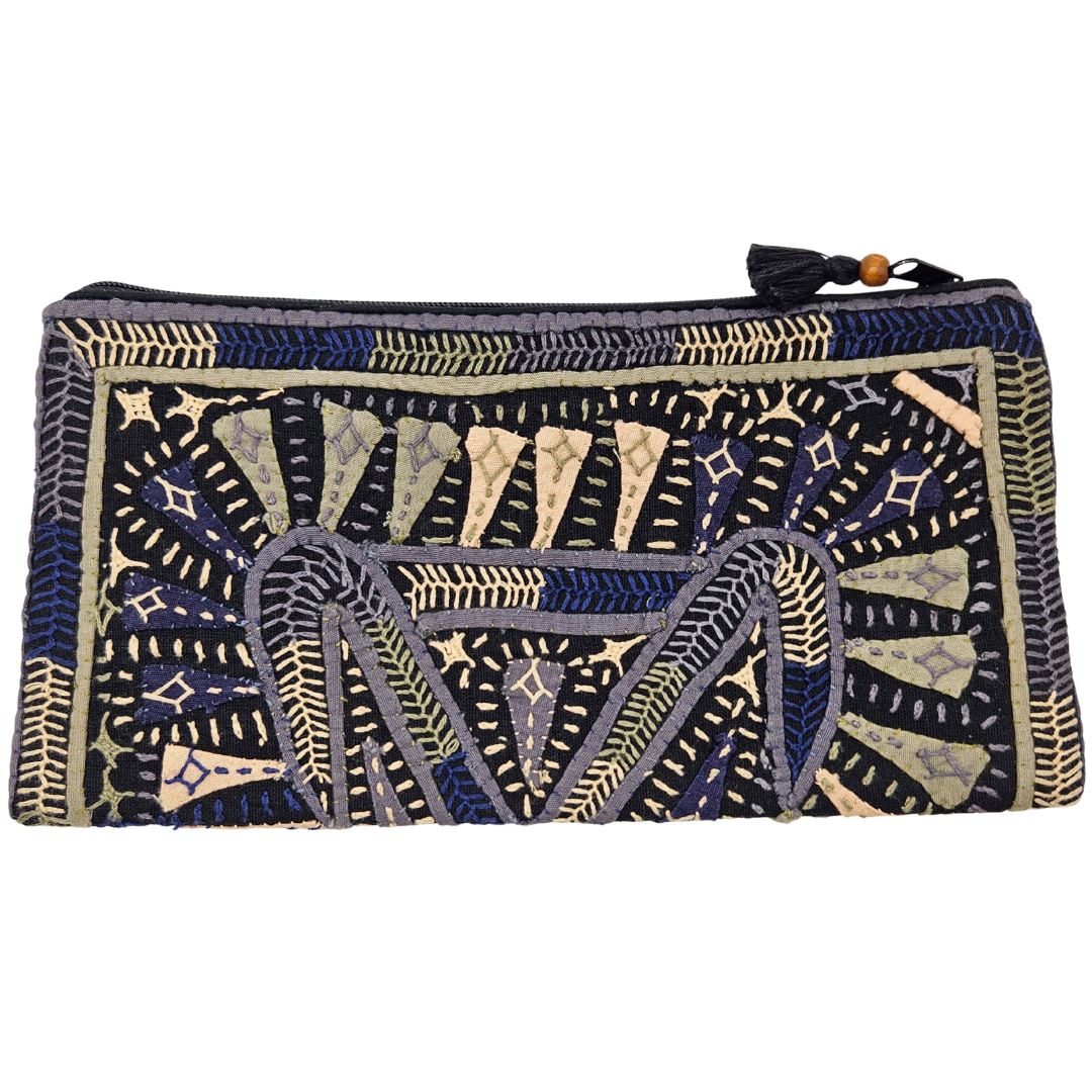 Bolso de mano bordado Clutch Kutch Qatab 1