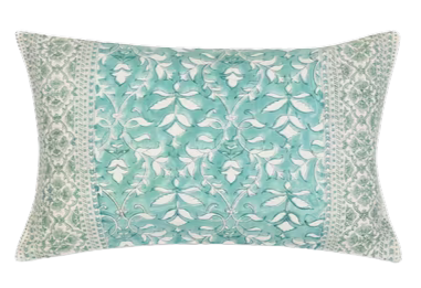 Funda de cojín estampada. Nairab Acqua 30x50