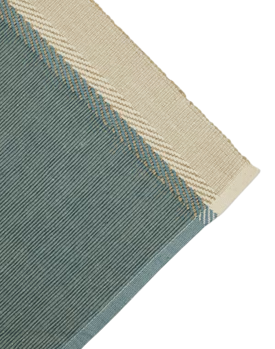 Mantel individual tejido en algodón. Zeeya azul (set 6)