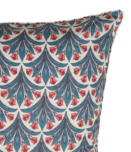 Funda de cojín de algodón estampada. Gulzar Pankh multi 40x40