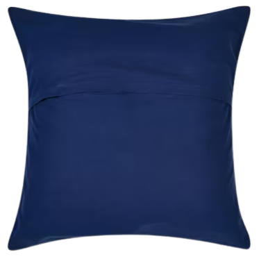 Funda de cojín azul índigo natural Dabu. Ditya 40x40