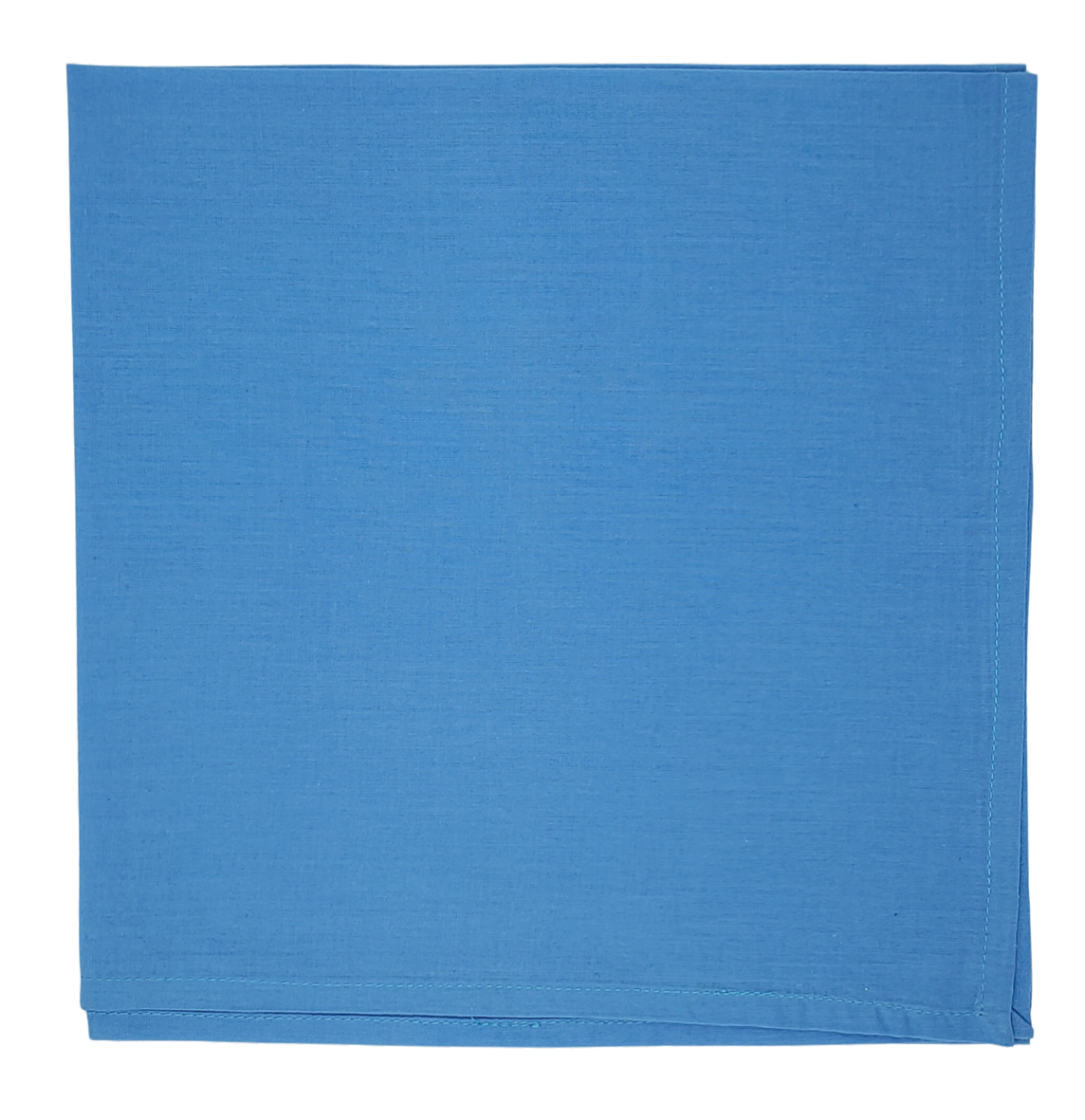 Servilleta lisa de muselina de algodón azul